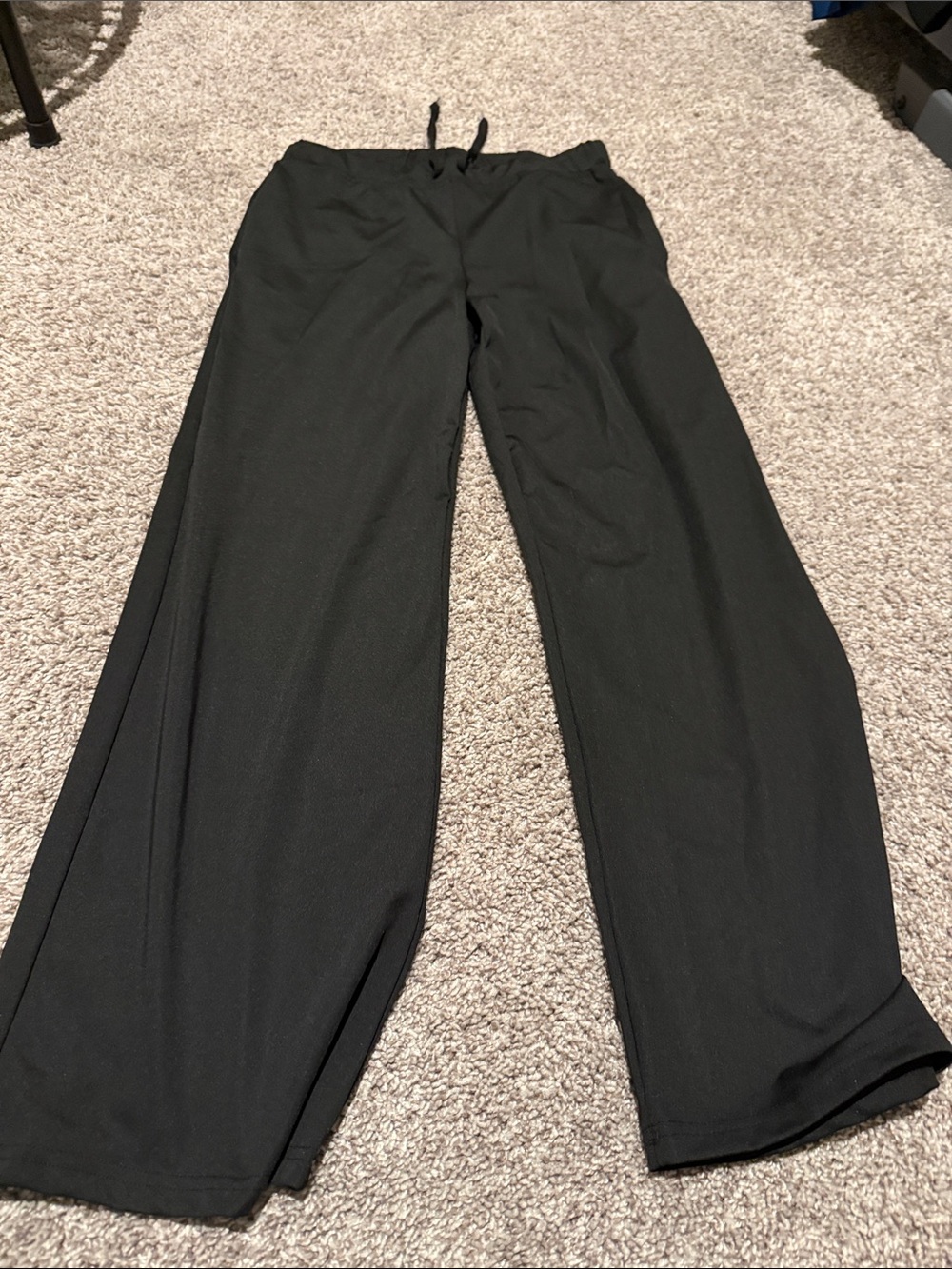 Women’s Black Wide-Leg Pull-On Pants